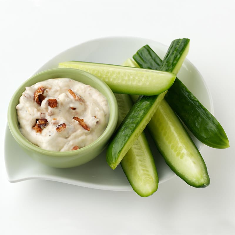 Photo of Cucumber Spears with Bacon Horseradish Dip by WW