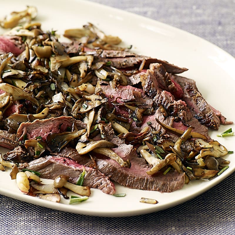 Photo of Flank Steak with Mushrooms and Rosemary by WW