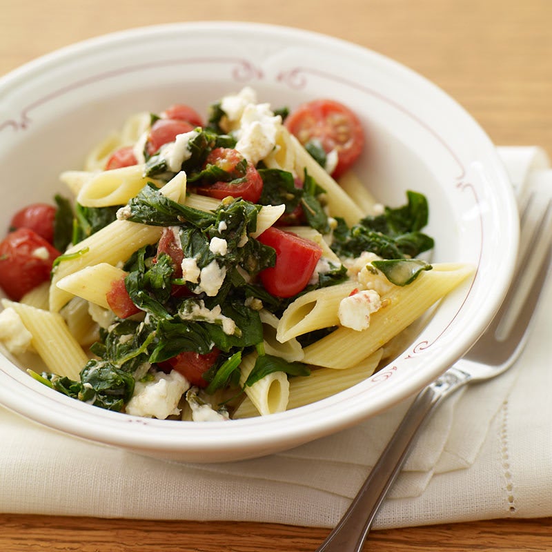 Photo of Penne with spinach and tomatoes by WW