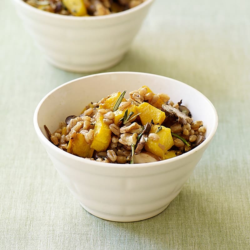 Photo of Farro pilaf with mushrooms and roasted butternut squash by WW