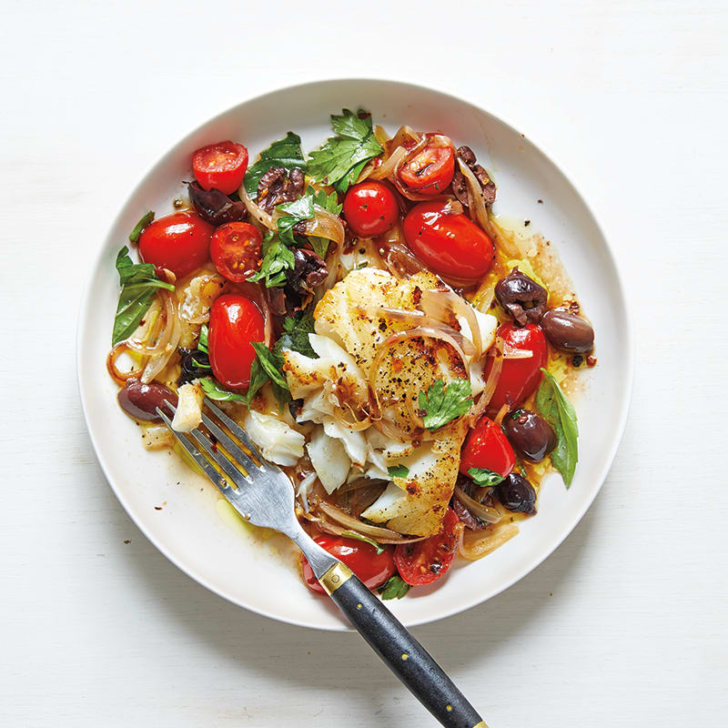 Photo of Sautéed Cod with Tomatoes & Olives by WW