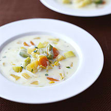 Photo of Creamy harvest vegetable soup by WW