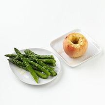 Photo of Asparagus and a Baked Apple by WW