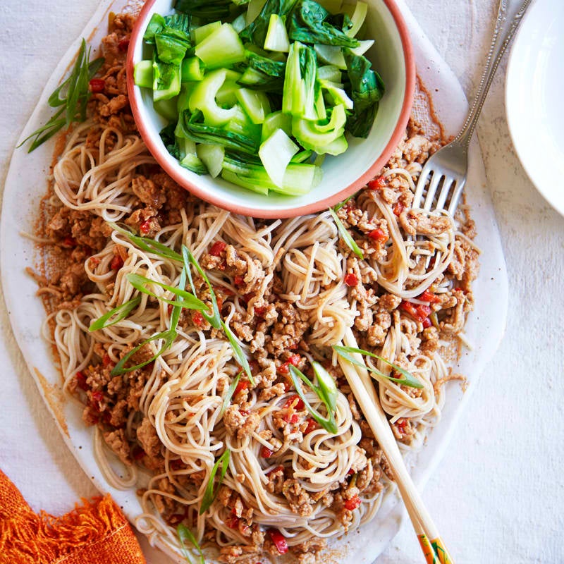 Photo of Spicy pork with soba noodles by WW