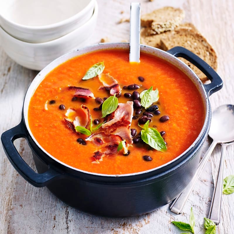 Photo of Hearty tomato and pancetta soup by WW