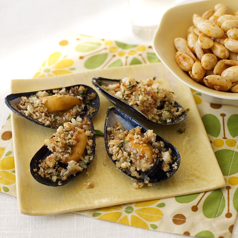 Photo of Parmesan & Garlic–Stuffed Mussels by WW