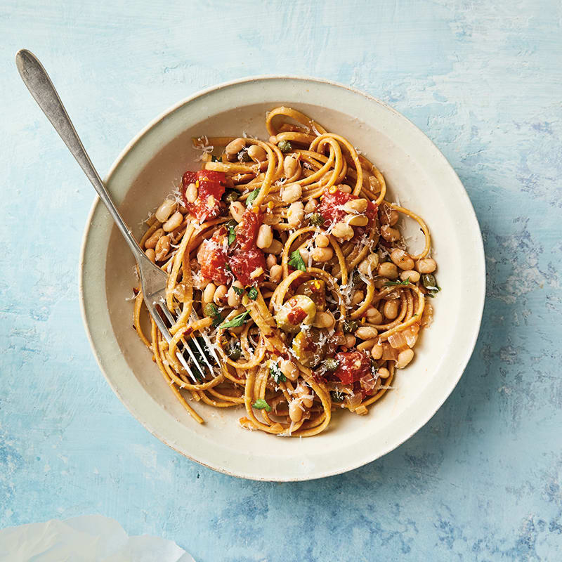 Photo of Linguine with White Bean Puttanesca by WW