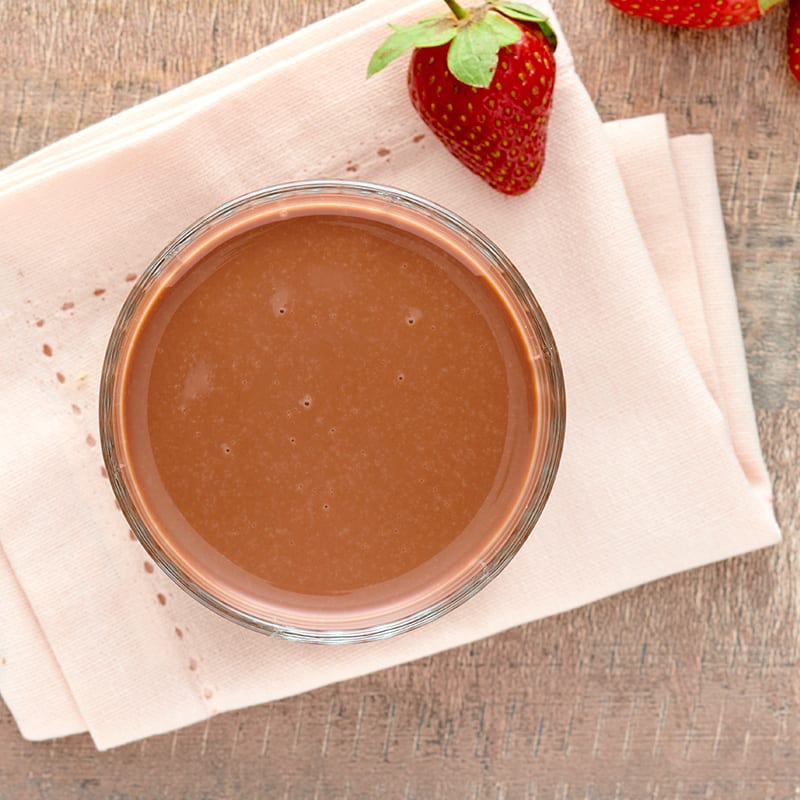 Photo of Chocolate-strawberry protein smoothie by WW