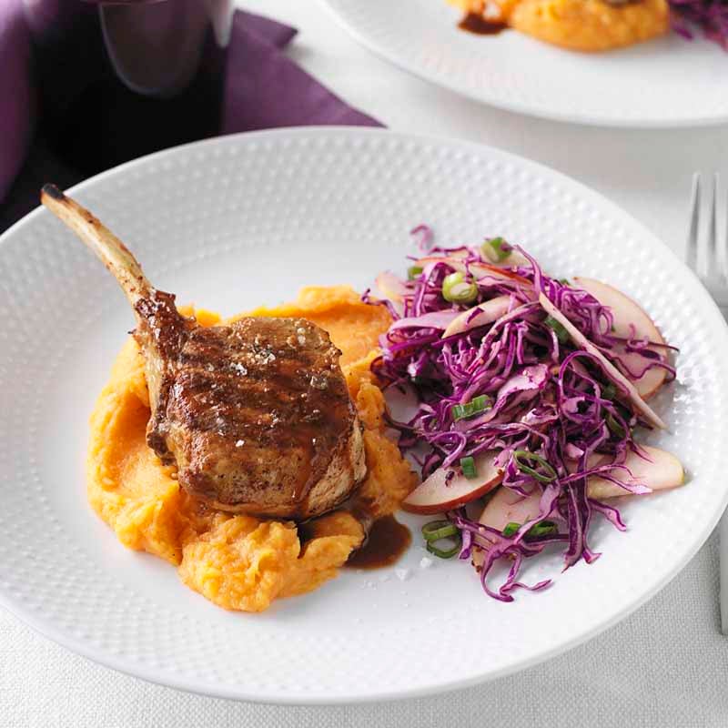 Photo of Mustard and brown sugar pork with coleslaw by WW