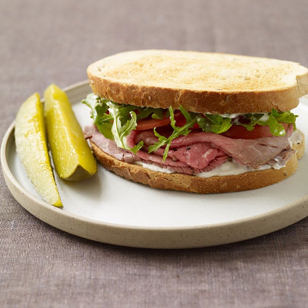 Photo of Roast Beef Sandwiches with Horseradish Mayo by WW