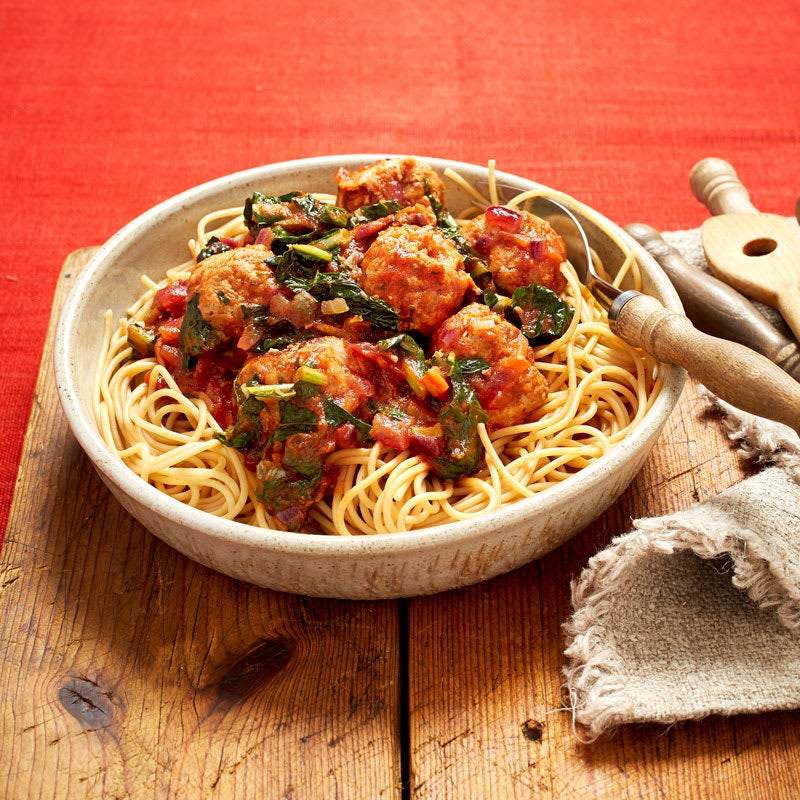 Photo of Pork, veal and ricotta meatballs with cavolo nero by WW