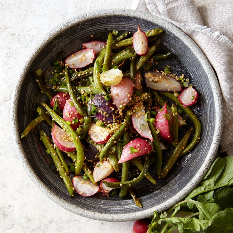 Photo of Roasted Radishes and Green Beans with Toasted Sesame Seeds by WW
