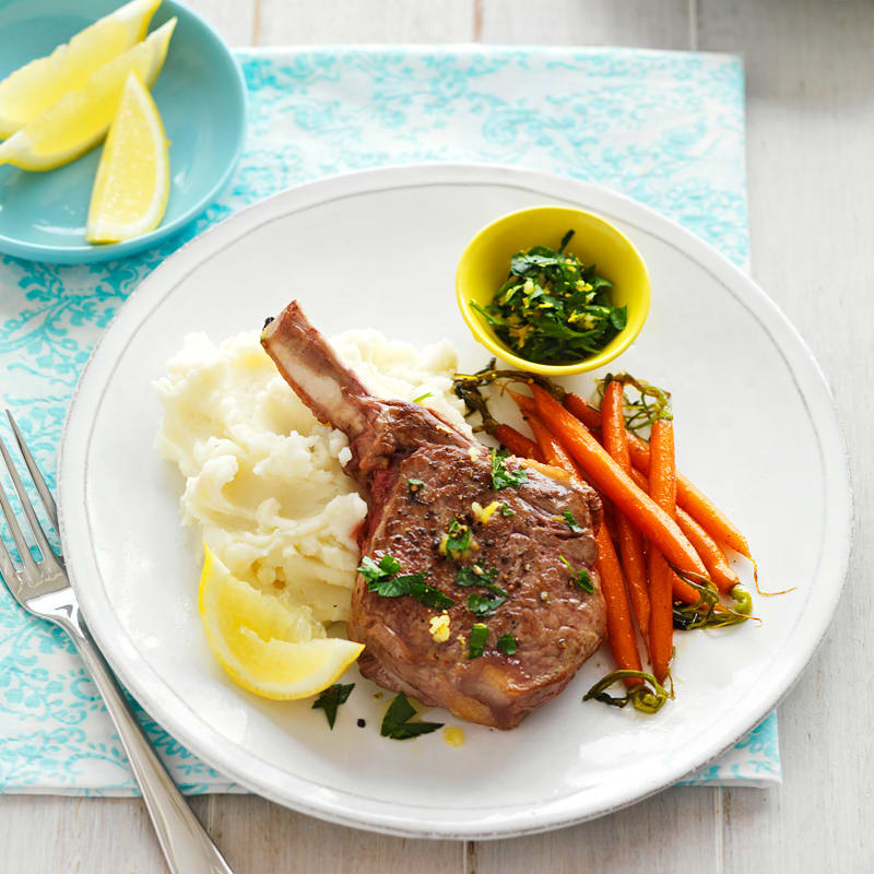 Photo of Gremolata veal cutlets with horseradish mash by WW