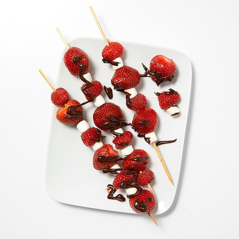 Photo of Berry & Marshmallow Skewers with Bittersweet Chocolate by WW