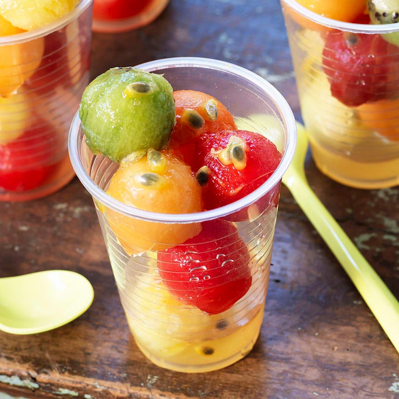 Photo of Fruit balls with passionfruit syrup by WW