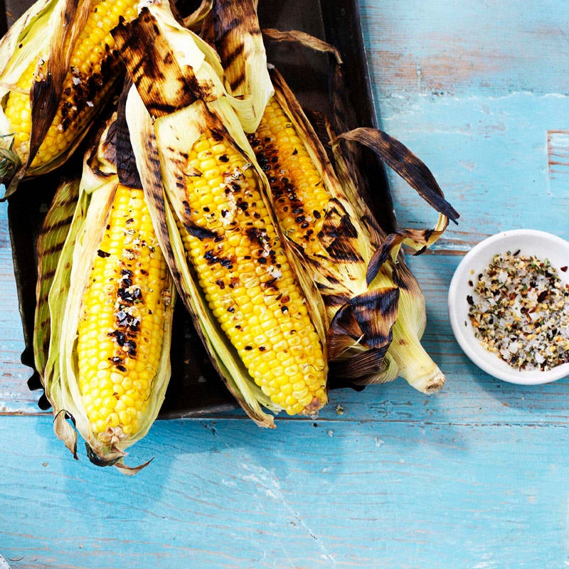 Photo of Grilled corn with chilli and rosemary salt by WW