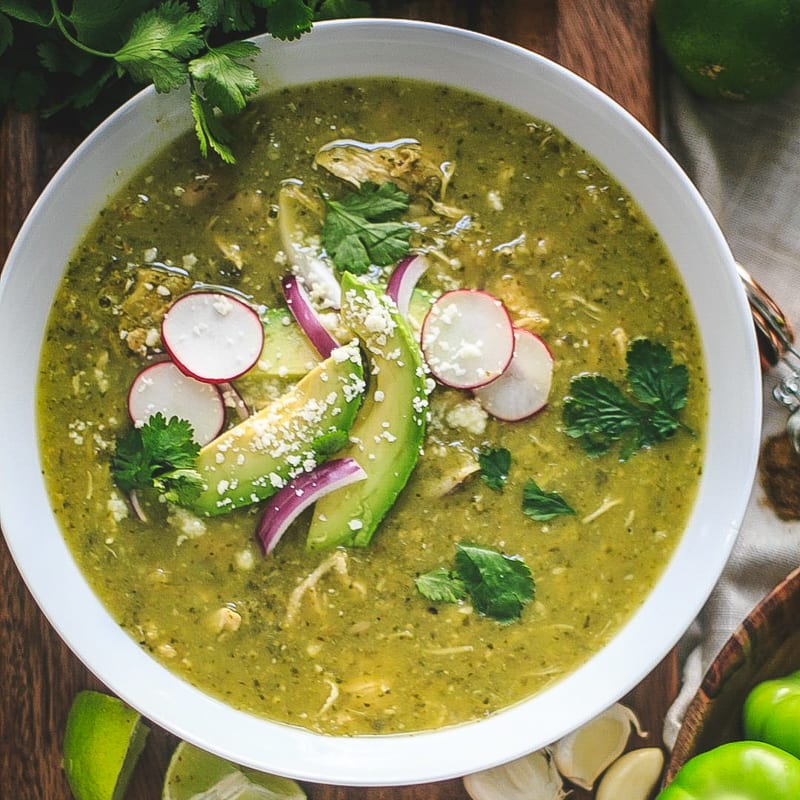 Photo of Instant Pot salsa verde chicken soup by Palak Patel by WW