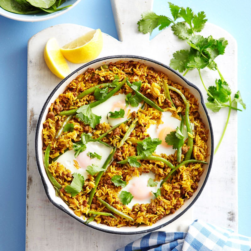 Photo of Indian pilaf with baked eggs by WW