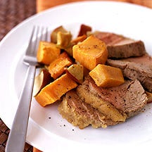 Photo of McIntosh Apple-Crusted Veal with Sweet Potatoes by WW