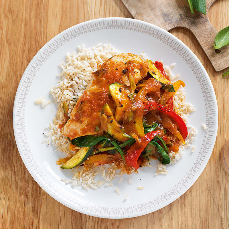 Photo of Quick chicken cacciatore with rice by WW