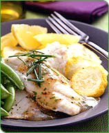 Photo of Lemon-chive sole with baked squash by WW