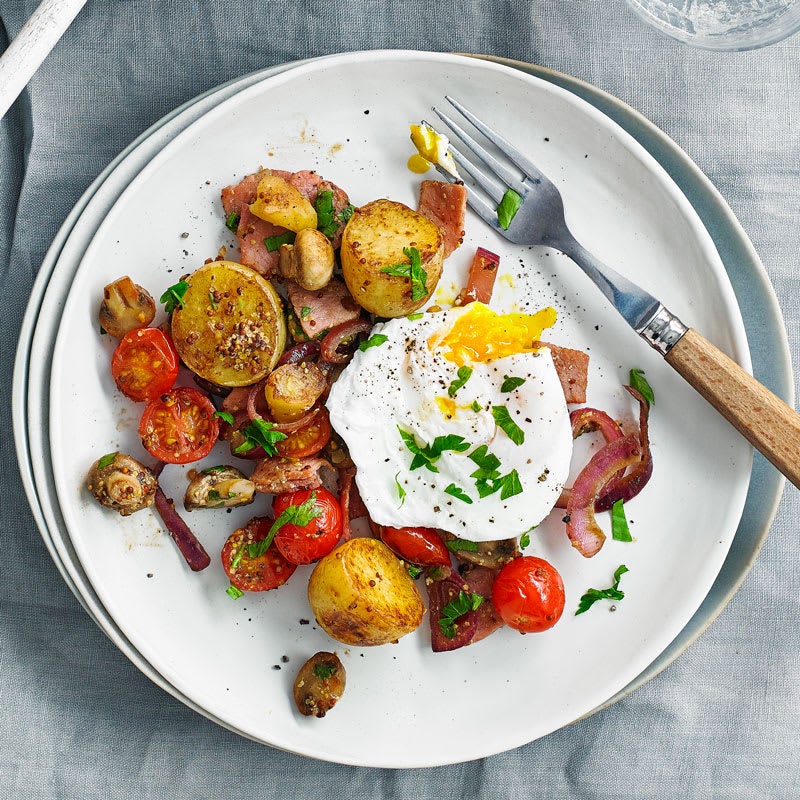 Photo of Breakfast hash with poached egg by WW