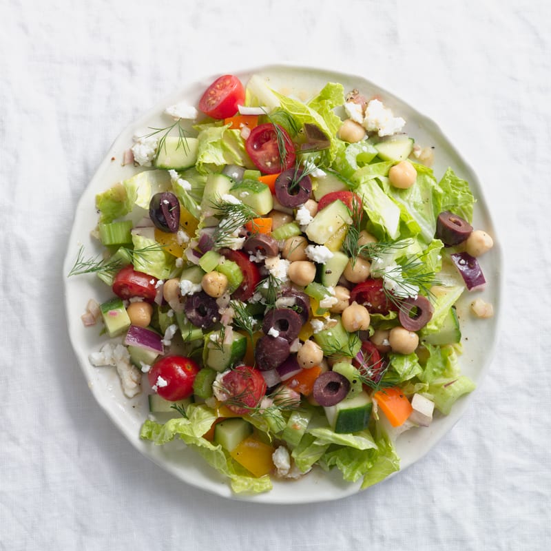 Photo of Greek Chopped Salad with Feta & Olives by WW