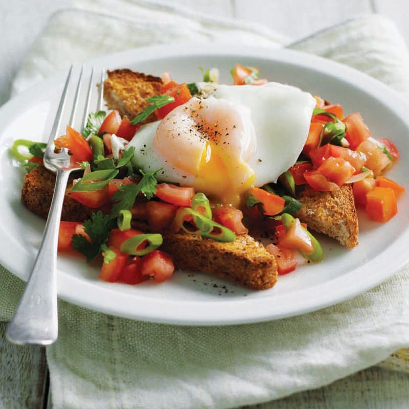 Photo of Poached eggs with tomato salsa by WW