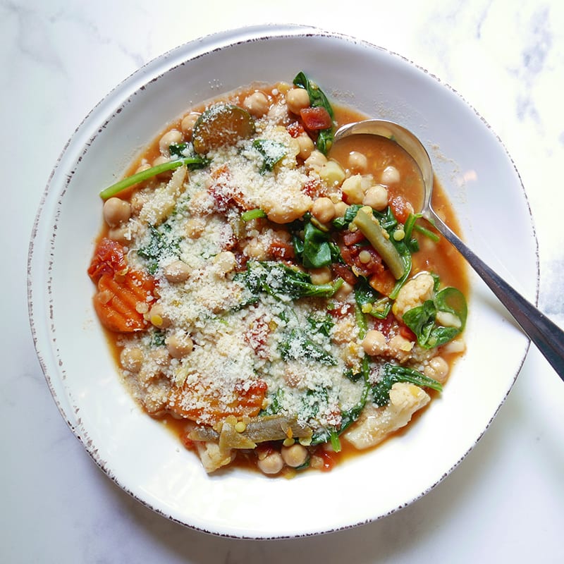 Photo of No-chop slow cooker chickpea stew by WW