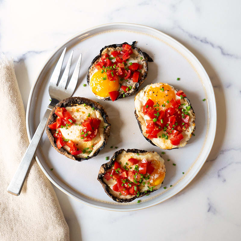 Photo of Grilled Portobello Egg Cups by WW
