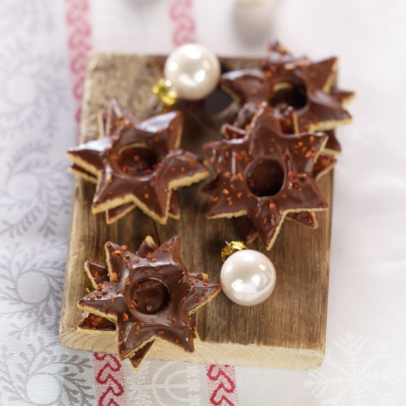 Foto van Chocolade sterkoekjes met chili door WW