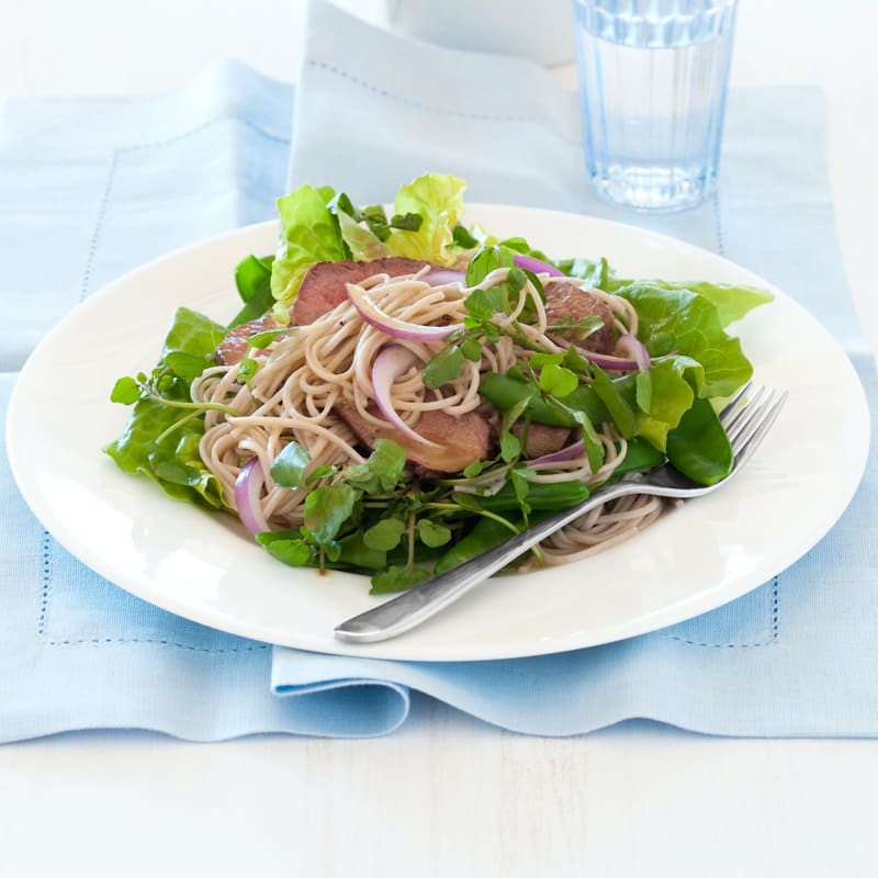 Photo of Lamb and noodle salad with wasabi dressing by WW