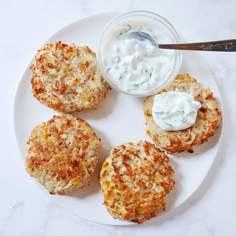 Photo of Bacon-cheddar-ranch chicken patties by WW