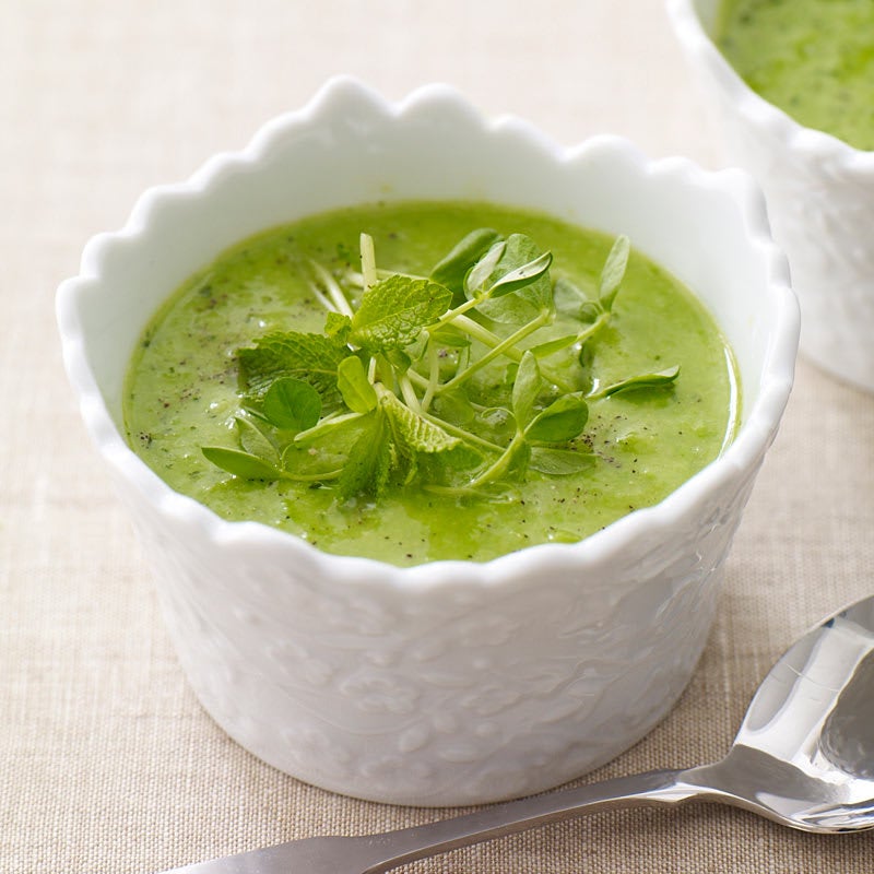 Photo of Fresh pea soup with mint by WW