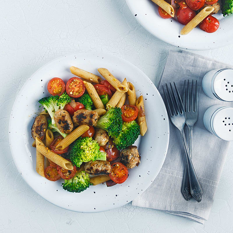 Photo of Pasta with broccoli, chilli & sausage by WW
