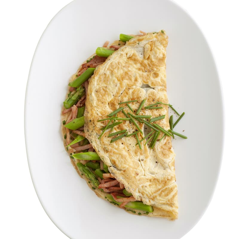 Photo of Asparagus and bacon omelette by WW