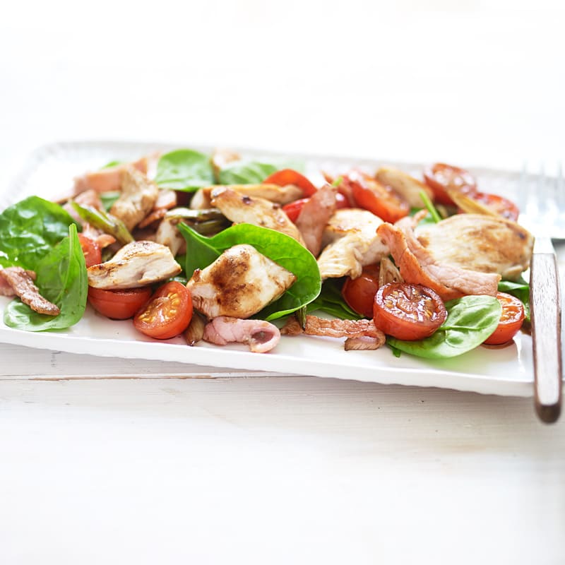 Photo of Warm chicken and bacon salad by WW