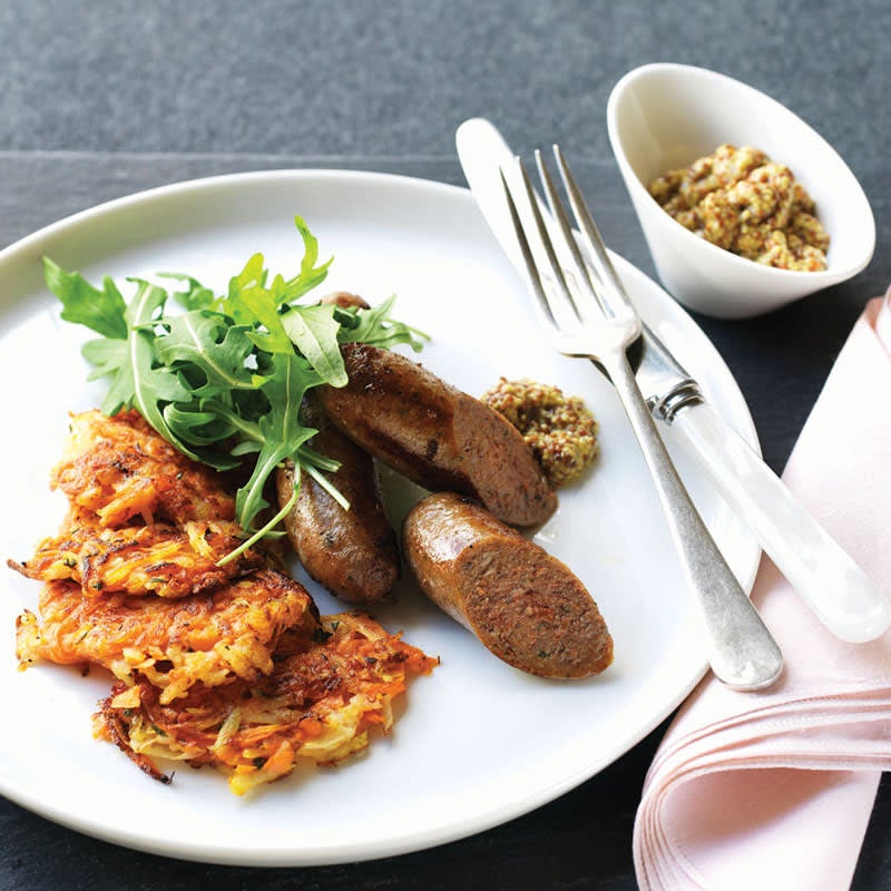 Photo of Grilled sausages with mini rosti by WW