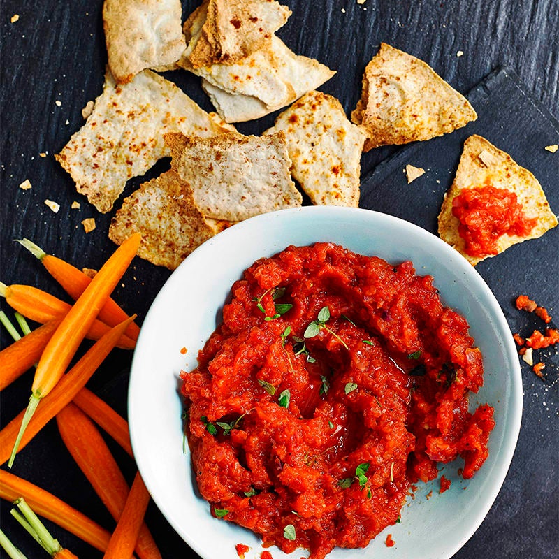 Photo of Roasted red pepper dip with fresh thyme by WW