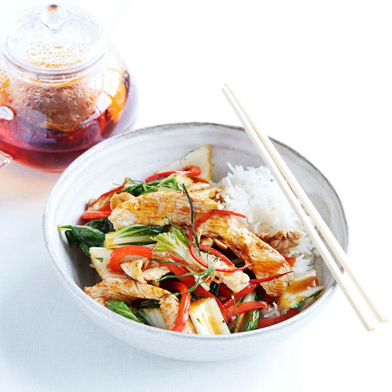 Photo of Chilli, ginger and turkey stir-fry by WW