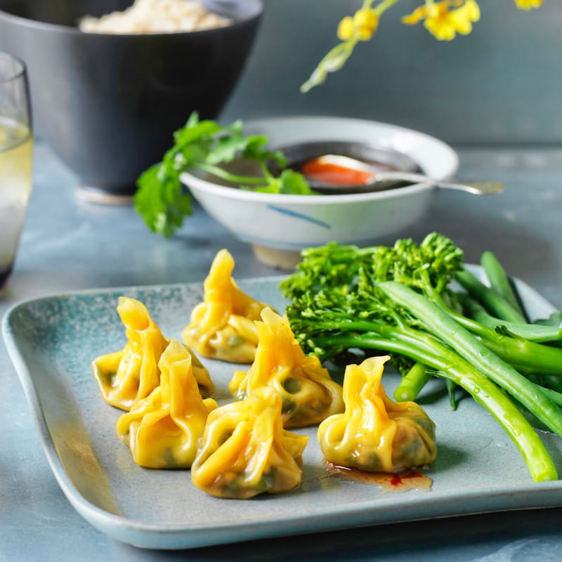 Photo of Spinach and water chestnut wontons by WW