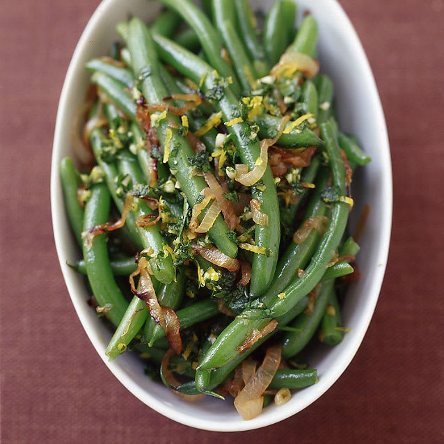 Photo of Green beans with caramelized shallots and gremolata by WW