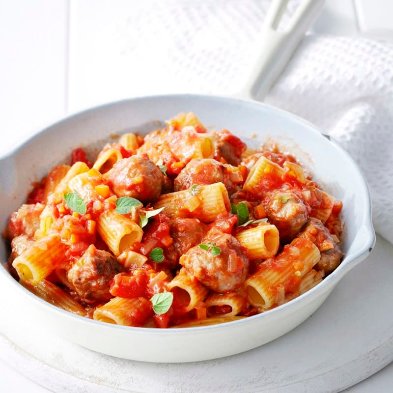 Photo of Sausage meatball pasta by WW