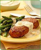 Photo of Beef with Gorgonzola Sauce and Asparagus by WW