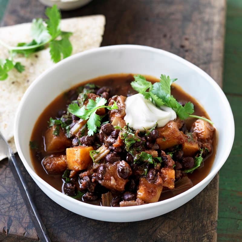 Photo of Black bean, pumpkin and kale chilli by WW