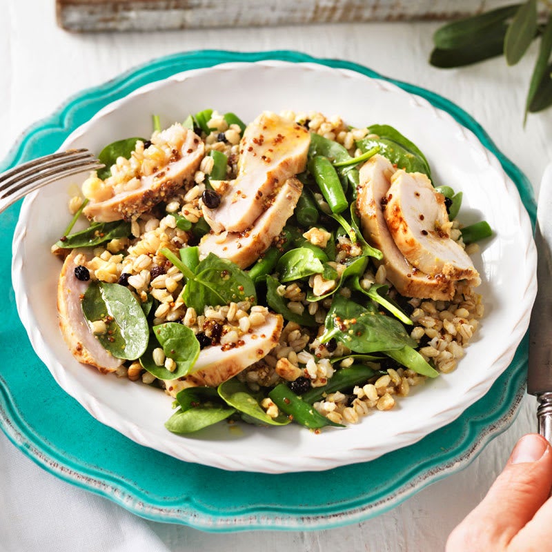 Photo of Mustard and balsamic chicken with barley salad by WW