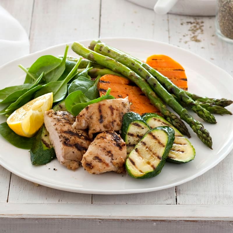Photo of Greek-style chicken with chargrilled vegetables by WW