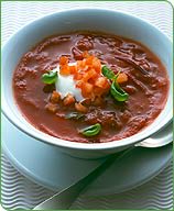 Photo of Speedy Tomato and Basil Soup by WW