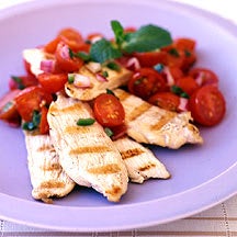 Photo of Passover chicken with tomato-mint salsa by WW