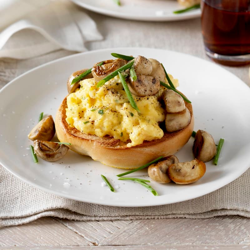 Photo of Scrambled eggs with mushrooms by WW